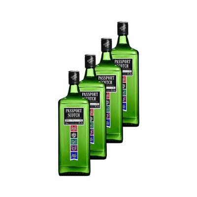 Whisky Passport Scotch Escocês 1 Litro 4 Unidades