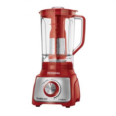 Liquidificador Mondial L-1100 RI Jarra de San Cristal 3L 1100W 12 Velocidades
