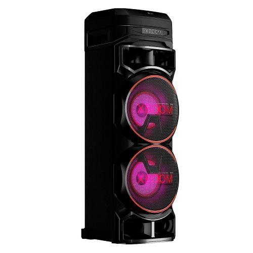 Caixa de som Acústica LG XBOOM RNC9 Bluetooth Wireless Party Link DJ APP Karaoke e Guitarra
