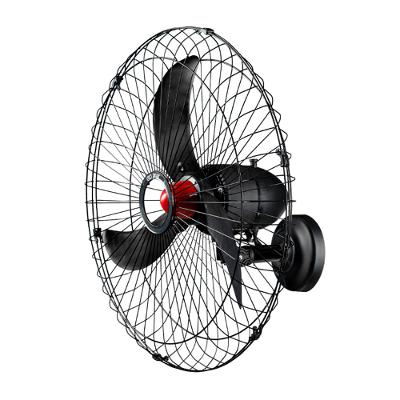 Ventilador Oscilante de Parede 70cm Com Controle Goar Metal Preto Bivolt