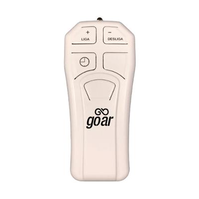 Ventilador Oscilante de Parede 70cm Com Controle Goar Metal Preto Bivolt