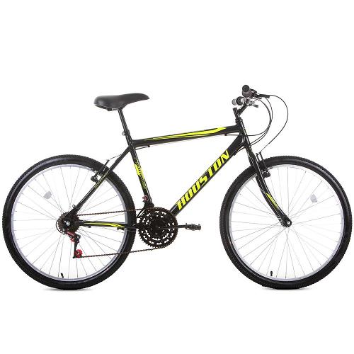 Bicicleta Houston Foxer Hammer Aro 26 com 21 Marchas e Freio V-Brake - Preta