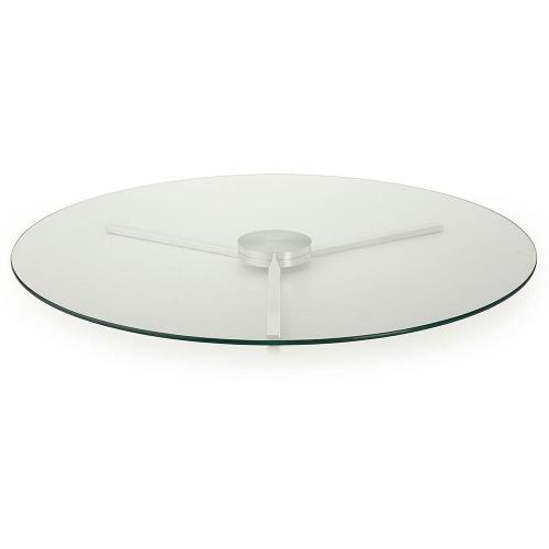 Centro de Mesa Giratório Forma F.Collection em Vidro Transparente - 60 cm