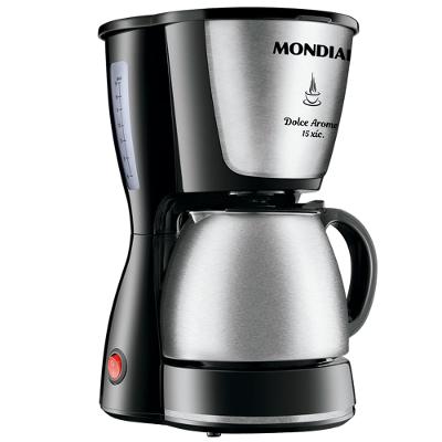 Cafeteira Elétrica Mondial Dolce Arome Thermo Inox C-34 15 Xícaras – Preta e Inox