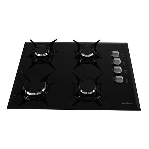 Cooktop a Gás Britânia 4 Bocas BCT4P Bivolt – Preto