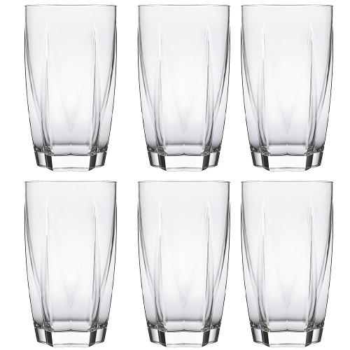 Conjunto de Copos Long Drink Nadir Estela 460ml – 6 Peças