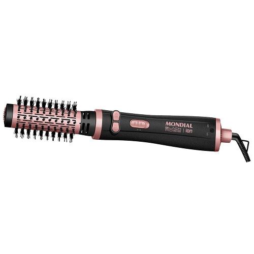 Escova Rotativa Mondial ERB-01 1200 W Bivolt - Preto/Golden Rose