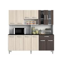 Cozinha Compacta Poliman Móveis Clara com 12 Portas e 1 Gaveta - 180cm de largura - 2