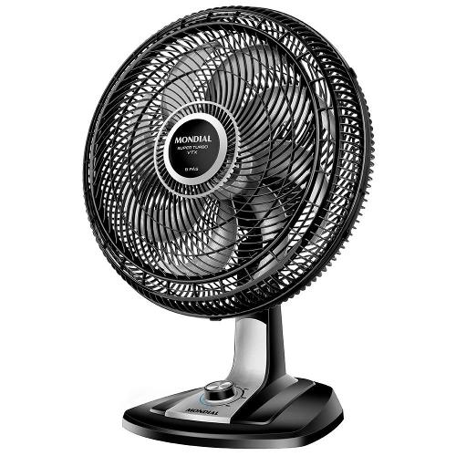 Ventilador de Mesa 40cm Mondial Super Turbo VTX-40-8P 8 Pás 3 Velocidades - Preto