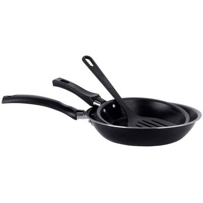 Conjunto de Frigideiras Multiflon Essencial com Revestimento Antiaderente Preta - 2 Peças