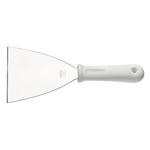 Espátula Raspadora Brinox Precision em Aço Inox 12 cm - Branca