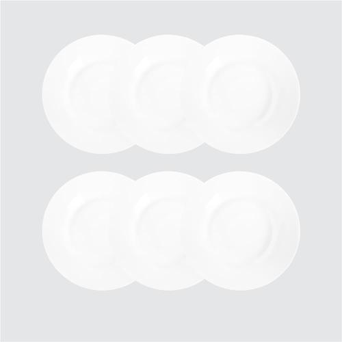 Conjunto de Pratos Fundos Duralex Opaline – 6 Peças