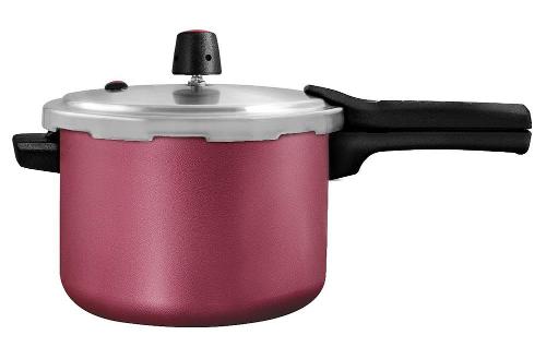 Panela de Pressão 4,5L Panelux Magnific em Alumínio com Antiaderente PTFE - Cereja