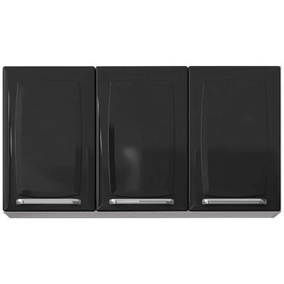 Armário Aéreo Triplo Itatiaia Luce com 3 Portas e 2 Prateleiras - 105cm de largura