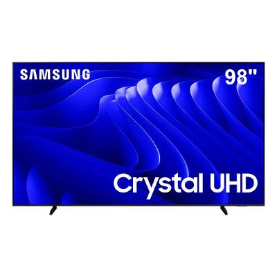 Smart TV 98" Samsung Crystal UHD 4K UN98DU9000 com Wi-Fi integrado, Bluetooth, Gaming Hub, Alexa e Som em Movimento Virtual