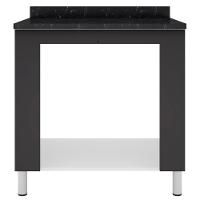 Cozinha Compacta Bartira Rubi com 5 Portas, 3 Gavetas e 3 Prateleiras - 202,2cm de largura - 6