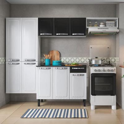 Cozinha Compacta Itatiaia Rose com 10 Portas, 1 Gaveta e 6 Prateleiras - 245cm de Largura
