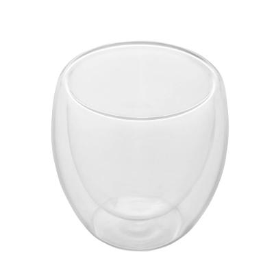 Conjunto de Copos Lyor Modern para Café com Parede Dupla em Vidro Borossilicato 80ml – 2 Peças