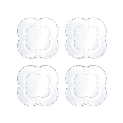 Conjunto de Pratos para Sobremesa Wolff em Vidro Butterfly - 4 Peças