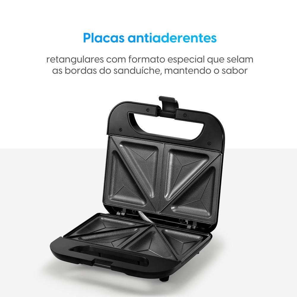 Sanduicheira Elgin SAN40 Brunch Time 800W – Preta - 6