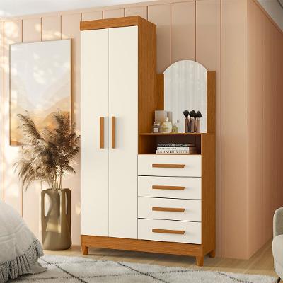 Cômoda Palumoveis New Capri com 2 Portas e 4 Gavetas – 103cm de Largura