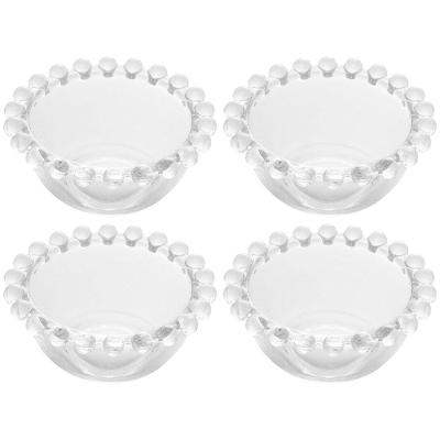 Conjunto de Bowls Wolff Pearl em Cristal 70 ml - 4 Peças