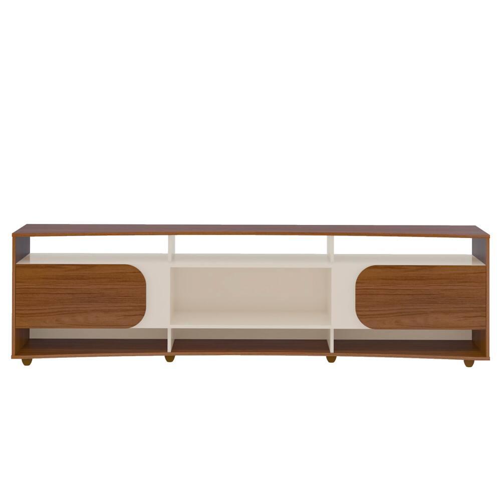 Rack Artely Elegance com 2 Portas, 7 Nichos, 220cm de Largura, ideal para TVs de até 86’’ - 2