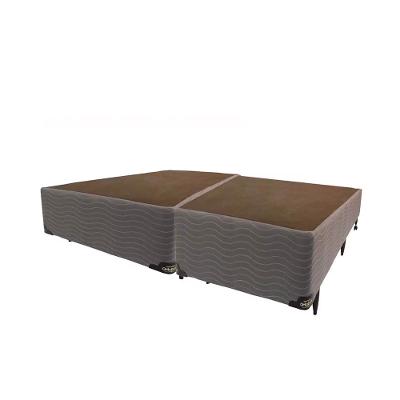 Base Box Bipartida para Colchão King Size Ortobom New Magestic 41x193x203cm – Marrom