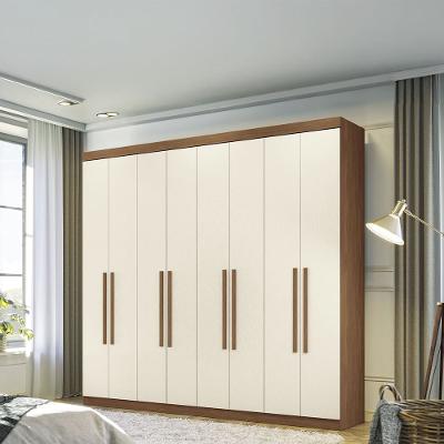 Guarda-Roupa Casal Santos Andirá Master New com 8 Portas, 4 Gavetas e 10 Prateleiras – 238,8cm de largura
