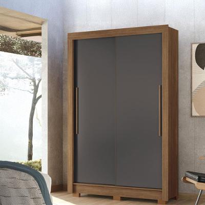 Guarda-Roupa Solteiro Santos Andirá Lapa com 2 Portas, 2 Gavetas e 3 Prateleiras – 140cm de largura