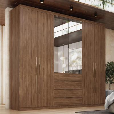 Guarda-Roupa Demóbile Giardino com 6 Portas e 4 Gavetas - 262,2 de largura