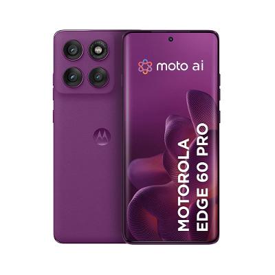 Smartphone Motorola Edge 60 Pro 5G Violeta 256GB, 12GB RAM + 12GB Ram Boost, Tela 6.7" 120Hz, Câmera Sony LYTIA 700C 50MP e Dimensity 8350 Extreme