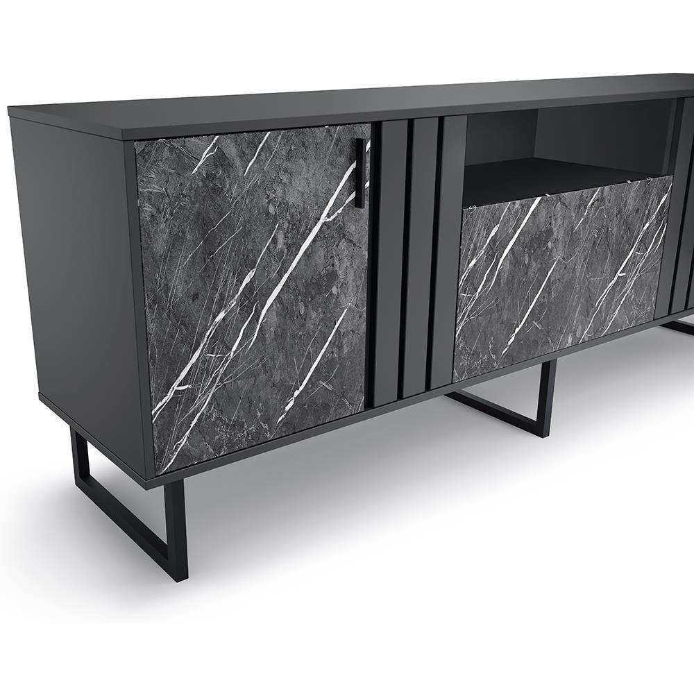 Rack Colibri Juruá com 180 cm de Largura, 3 Portas, Ideal para TV de até 70” - 5