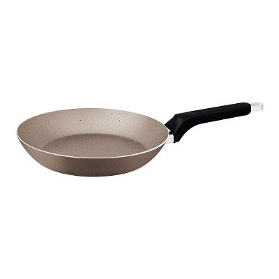 Frigideira Tramontina Milazzo 24cm Alumínio Antiaderente Starflon Max Soft-touch Amêndoa