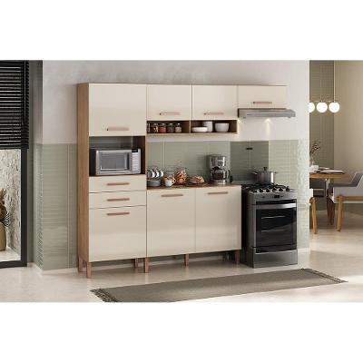 Cozinha Compacta Atualle Fortaleza 187cm 7 Portas 2 Gavetas MDP