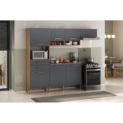 Cozinha Compacta Atualle Fortaleza 187cm 7 Portas 2 Gavetas MDP