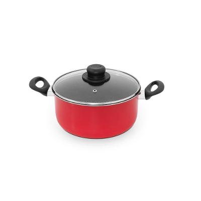 Caçarola Multiflon Gourmet 18cm Ultra 7 Camadas Vermelha