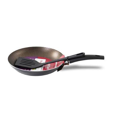 Frigideira Multiflon Gourmet 20cm com Espátula Antiaderente 7 Camadas Cinza