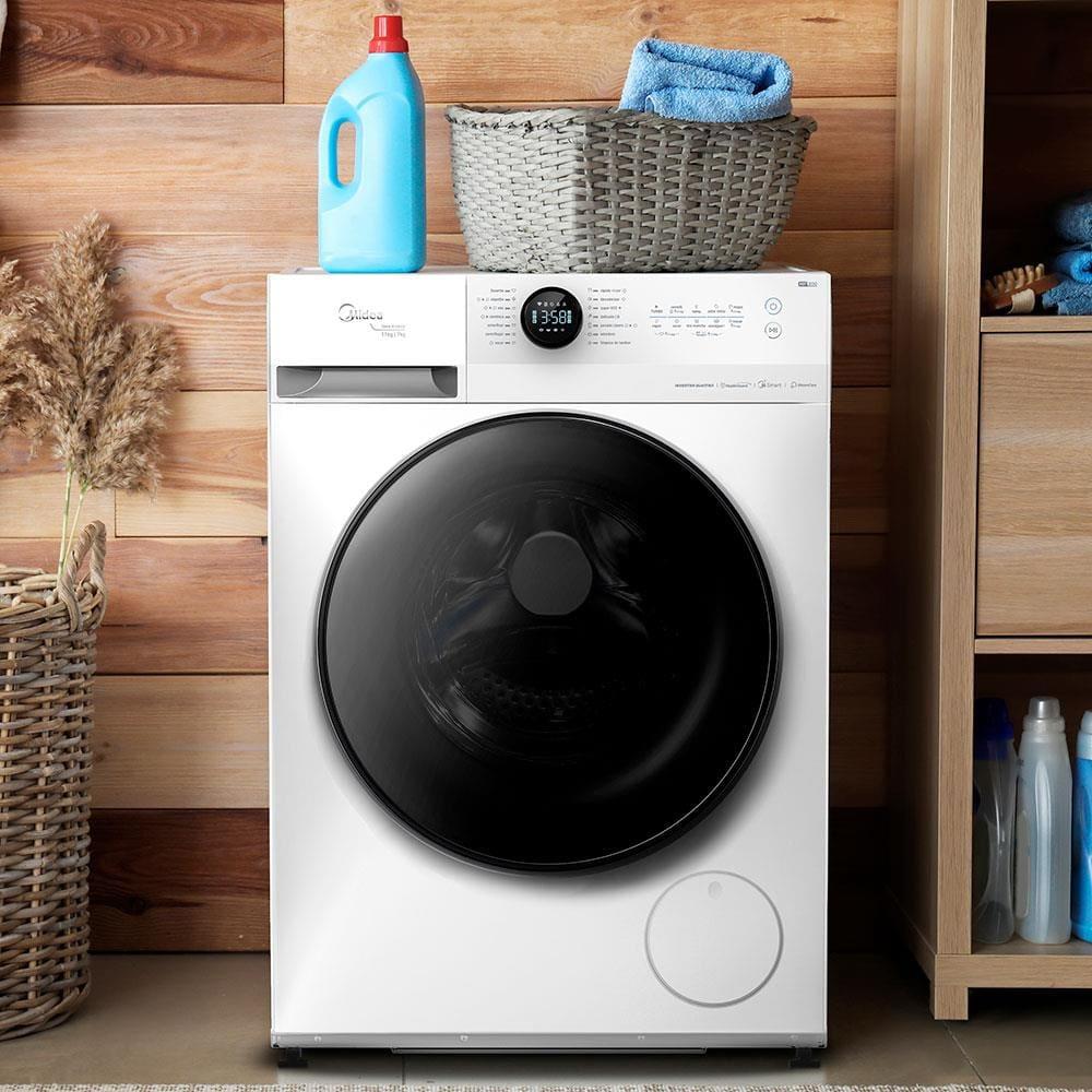 Lava e Seca Midea HealthGuard Smart MF200D110WB/WK Branca com 14 Programas e Wi-Fi – 11/7kg - 7