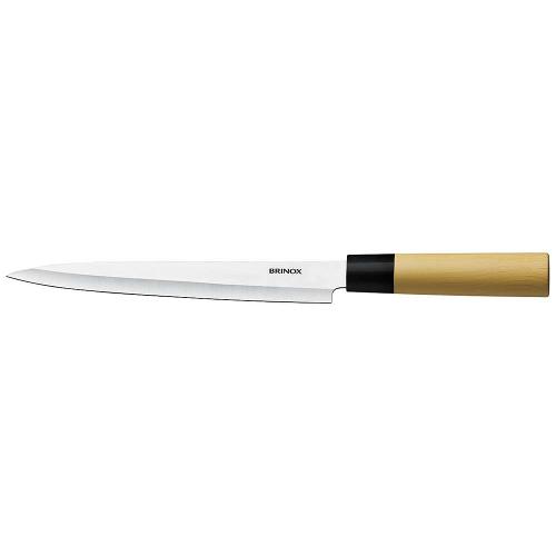 Faca para Sushi e Sashimi Brinox Samurai em Aço Inox 2504/305 8,4"