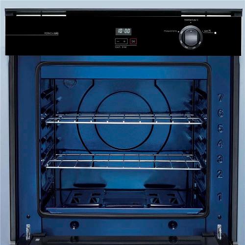 Forno de Embutir a Gás Brastemp 78 Litros BOA84AE com Grill e Timer Touch Preto - 220V