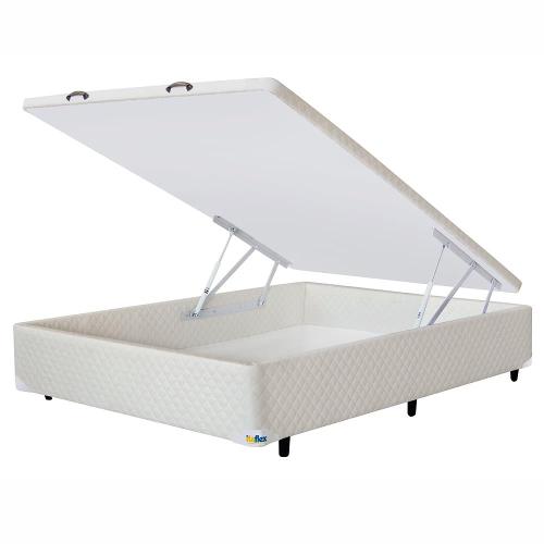 Base Box para Colchão de Casal Itaflex Universal com Baú 40,5x138x188 cm