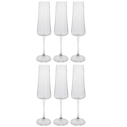 Conjunto de Taças para Champanhe Bohemia Xtra 210ml - 6 Peças