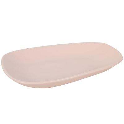 Prato Oval L’Hermitage Sumatra em Cerâmica 16,40 x 28,40 cm - Marfim