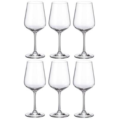 Conjunto de Taças para Vinho Bohemia Strix em Cristal 450ml - 6 Peças