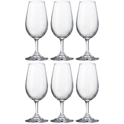 Conjunto de Taças Bohemia em Cristal 210ml - 6 Peças