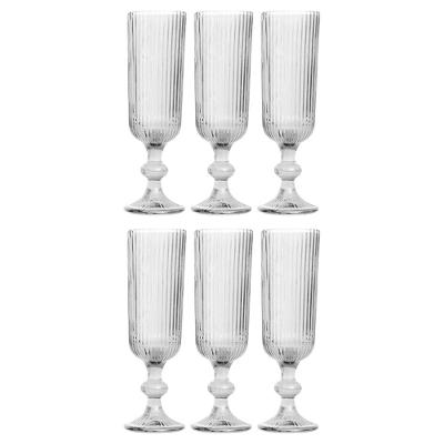 Conjunto de Taças L`Hermitage Cameratta em Vidro 160ml - 6 Peças