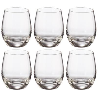 Conjunto de Copos Bohemia Mergus em Cristal Ecológico 60ml - 6 Peças