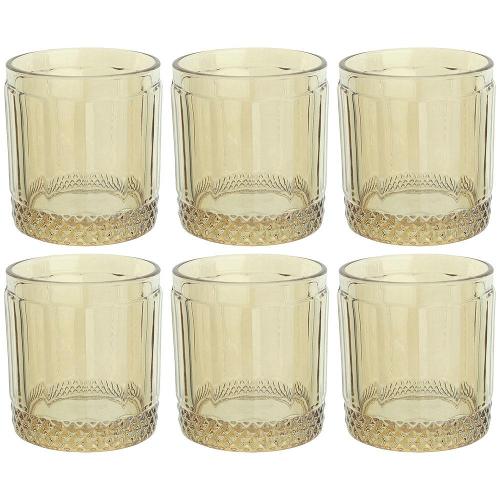 Conjunto de Copos Baixos L`Hermitage Splendor Âmbar330 ml - 6 Peças