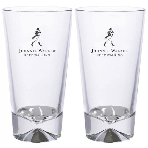 Conjunto com 2 Copos Johnnie Walker para Whisky Diageo - 450ml